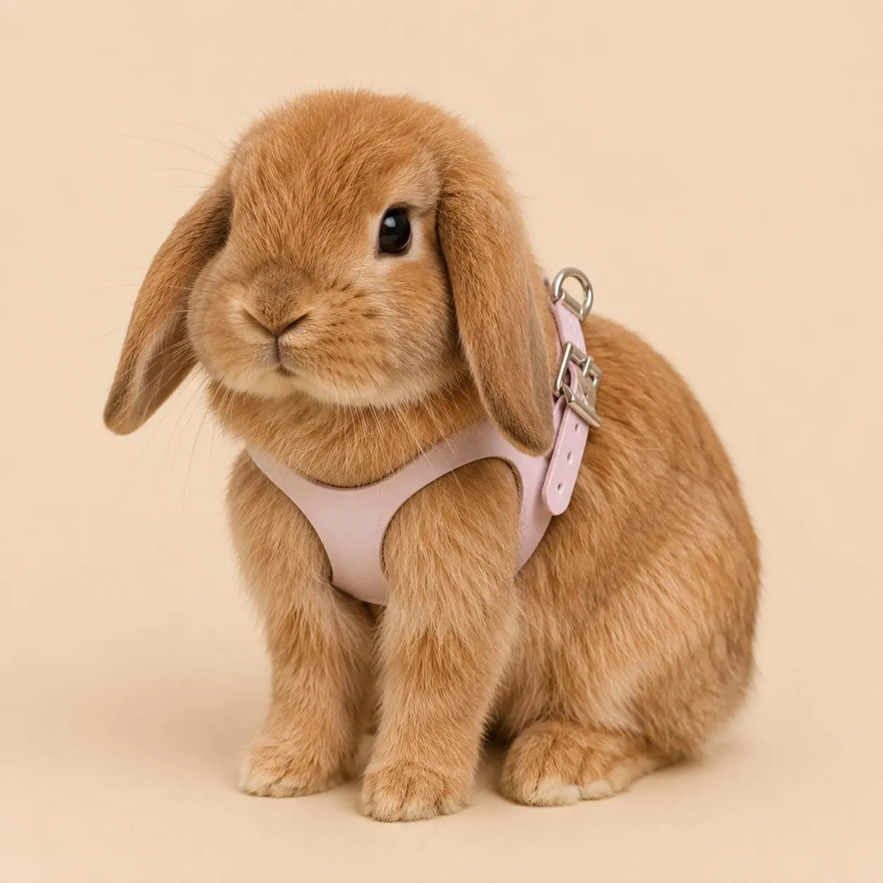 Rabbit Chinchilla Harness & Leash Leather Set