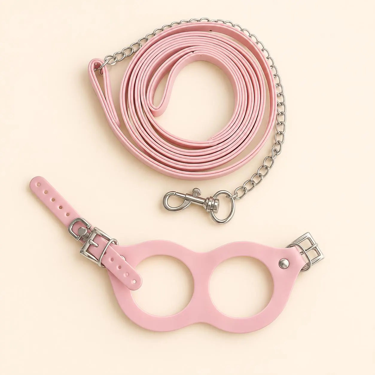 Rabbit Chinchilla Harness & Leash Leather Set