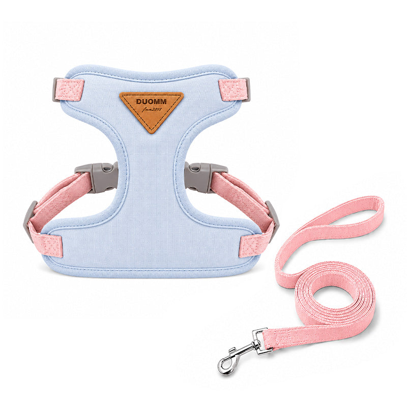 Adjustable Bunny Harness and Leash Set - Soft Vest Small Pet Walking Harness