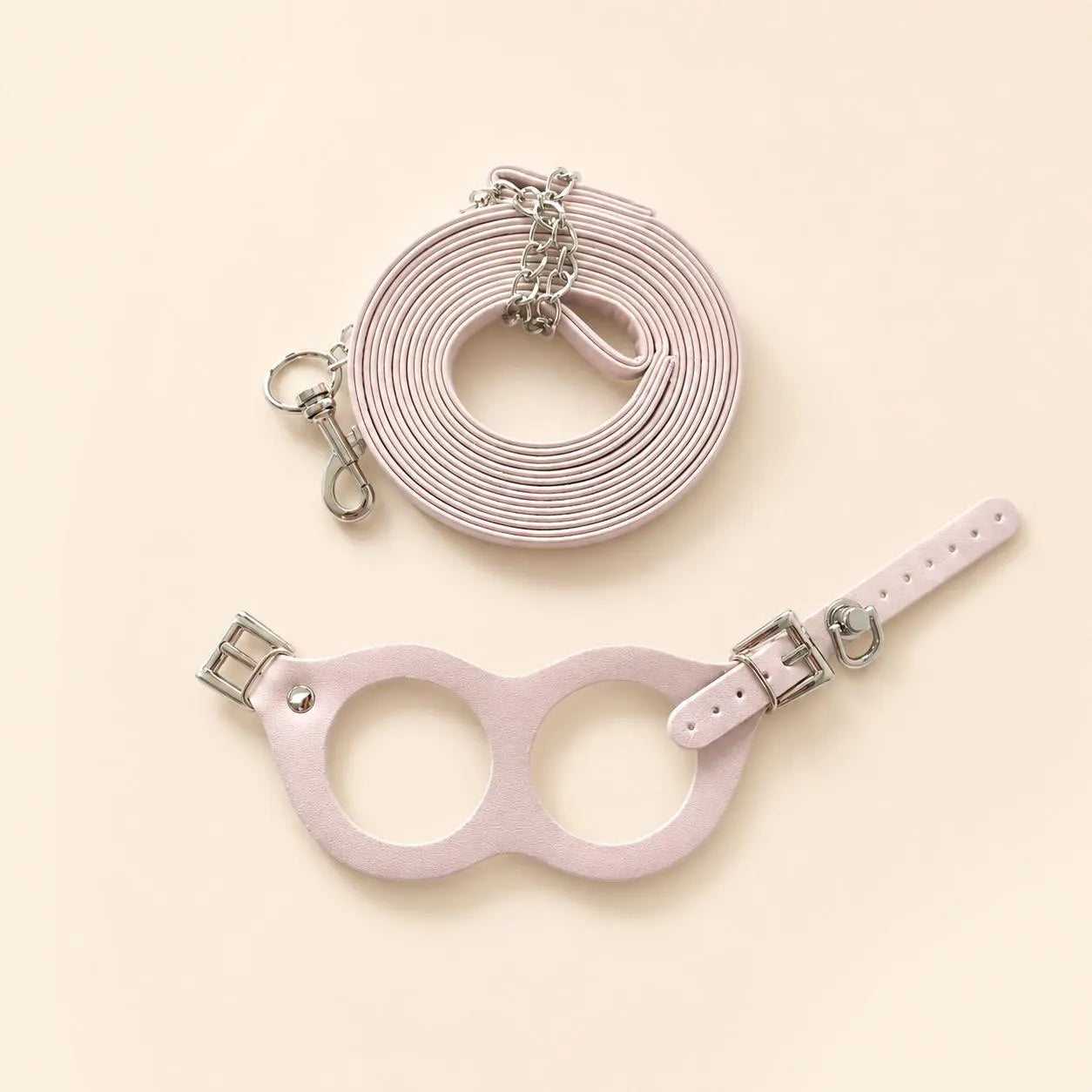 Rabbit Chinchilla Harness & Leash Leather Set