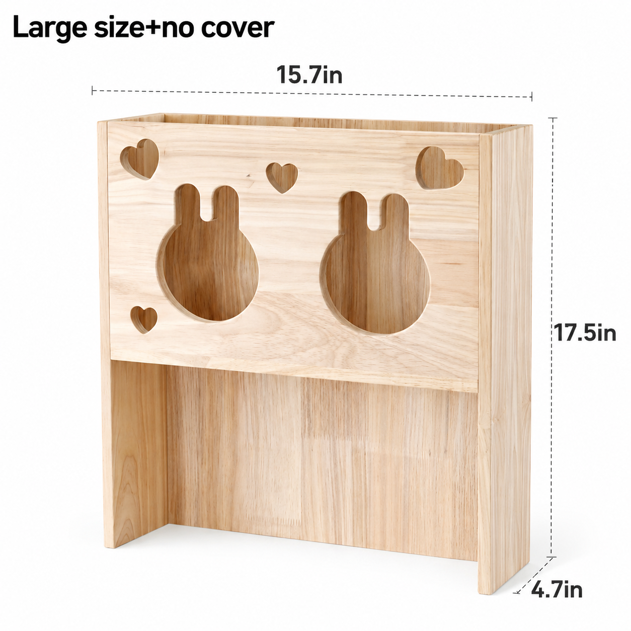 Wooden Rabbit Hay Feeder Standing Rack