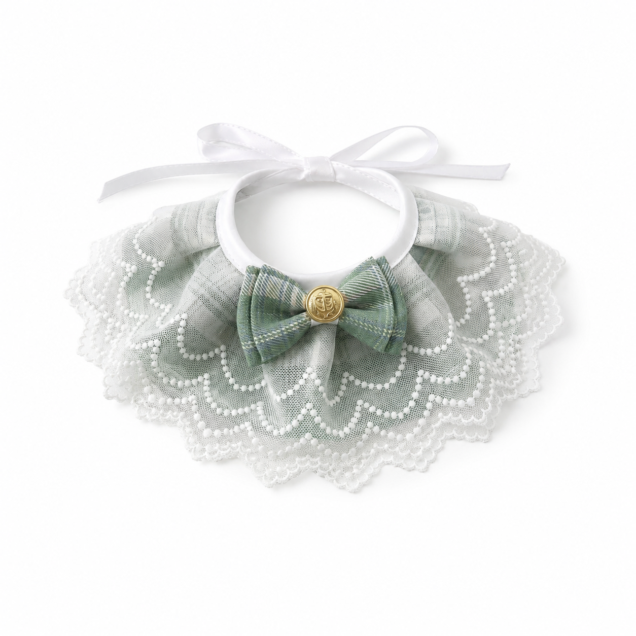 Pet Rabbit Accessory Lace Bib – Fancy Dress Up Collar for Bunnies and Small Pets