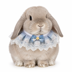 Pet Rabbit Accessory Lace Bib – Fancy Dress Up Collar for Bunnies and Small Pets