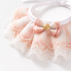 Pet Rabbit Accessory Lace Bib – Fancy Dress Up Collar for Bunnies and Small Pets
