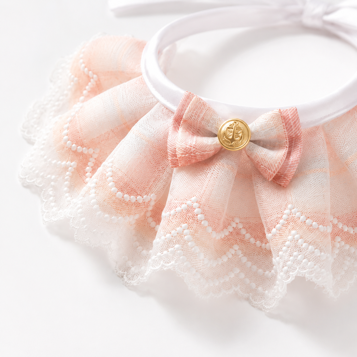 Pet Rabbit Accessory Lace Bib – Fancy Dress Up Collar for Bunnies and Small Pets