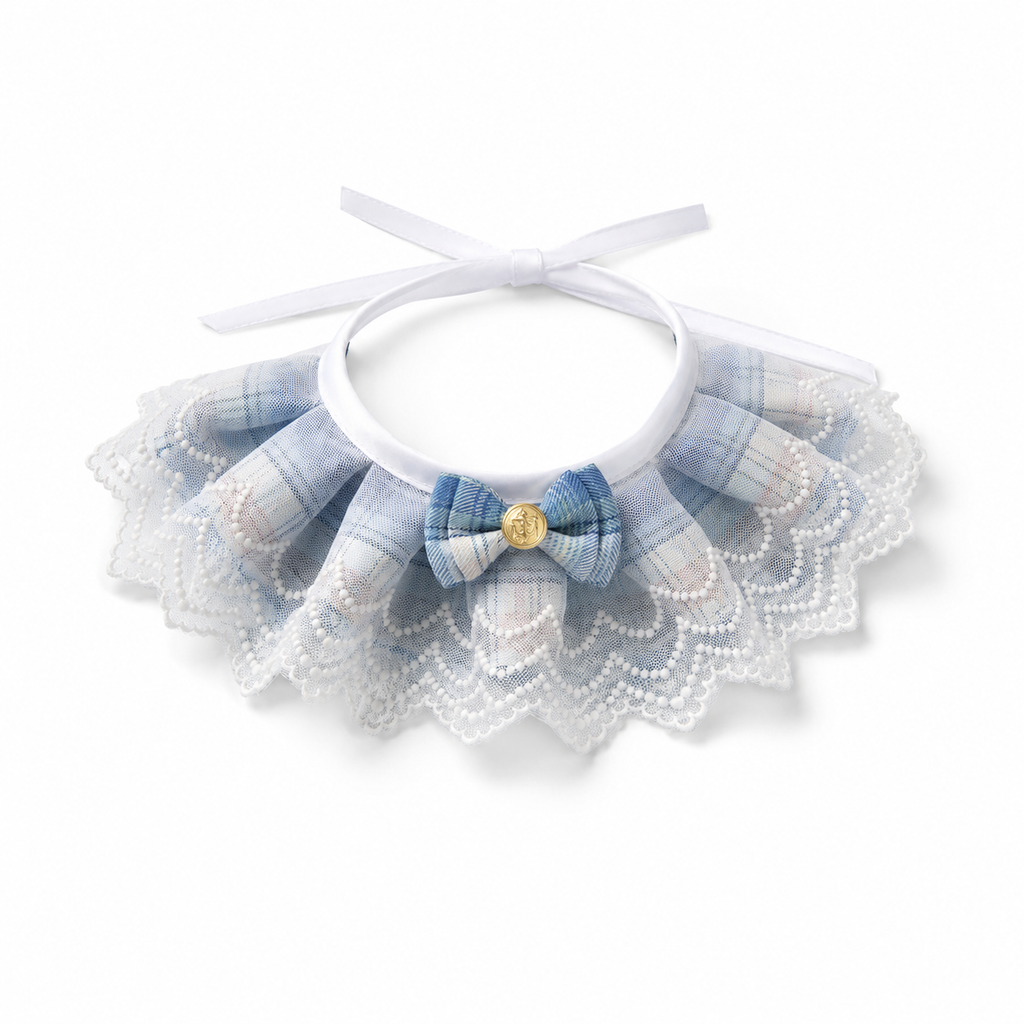 Pet Rabbit Accessory Lace Bib – Fancy Dress Up Collar for Bunnies and Small Pets