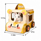 Cardboard Rabbit House Taxi Pet Hideaway House Bunny Hideout