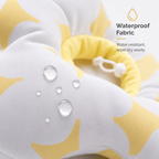Waterproof Bunny Elizabeth Collar – Soft Flower Recovery Cone for Rabbits & Small Pets