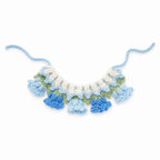 Crochet Pet Birthday Hat and Bib Set, Small Pet Party Decoration Accessories for Bunny