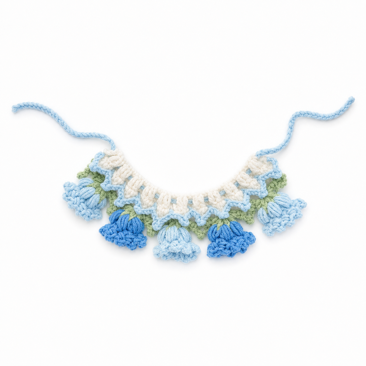 Crochet Pet Birthday Hat and Bib Set, Small Pet Party Decoration Accessories for Bunny