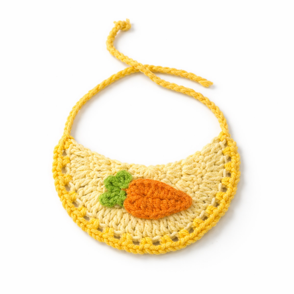 Striped Rabbit Dress and Crochet Flower Hat Set